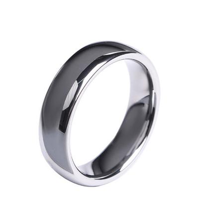 China Factory Wholesale Width 4mm 6mm 8mm Width Tungsten Carbide Wedding Ring Engagement Tungsten Steel Mans Ring Environmental Friendly for sale