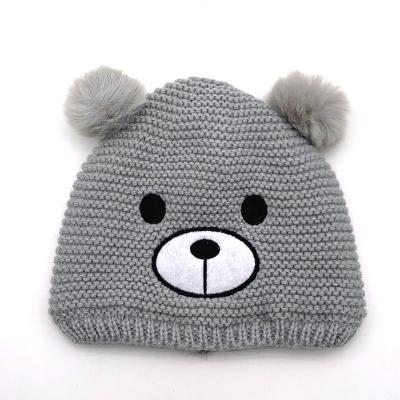 China New Baby Winter COMMON Beanie Hat Cute Winter Beanie for sale