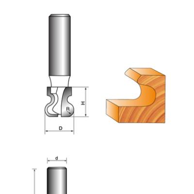 China Tideway Customization Dual Plywood Industrial Cutter Bit Engraving Cutter Tideway Customization Finger Router for Woodworking for sale