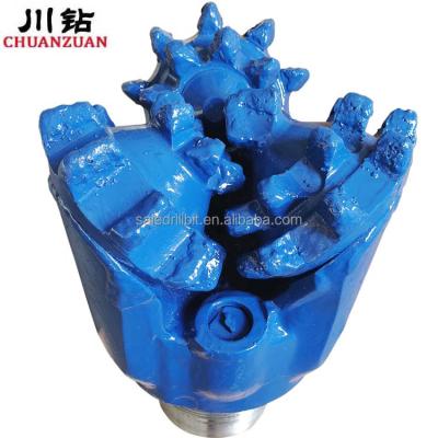 China Building Material Stores IADC 217 9 Tooth Steel Bit 7/8 Inch Mill Tooth Tricone Bit Steel Tricone Tooth Bit for sale