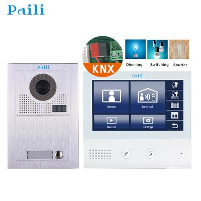 China 2019 New 7 Inch Hands Free Maintenance KNX Touch Screen KNX Touch Panel In Hotel Villa Office Building Smart Home Automation System for sale