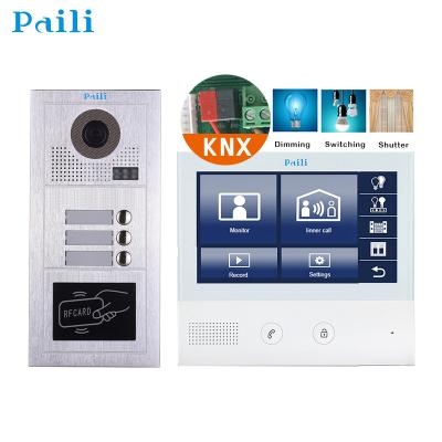 China Hot Sales KNX Hands-Free Maintenance 5 Inch Smart Touch Screen Touch Panel In Smart Home Office Hotel Villa Automation for sale