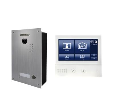 China Hands Free Wide Angle Door Phone Video Intercom China Video Door Phone Intercom for sale