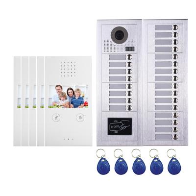 China Multi Video Intercom 24 Talk Apartment 7