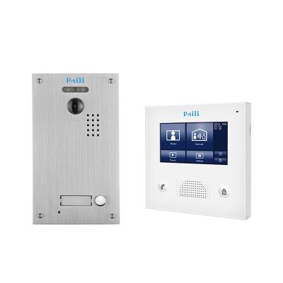 China Waterproof/waterproof smart wifi video camera door bell IP home security video intercom with video doorbell for sale