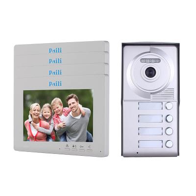 China Waterproof / waterproof IP video door phone intercom alarm system video sprechanlage 2wire wired intercom for sale