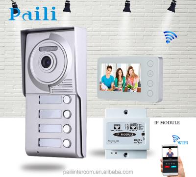 China IP wifi intercom APP function building outdoor intercom monitoring for sale