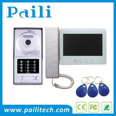 China Portero Home Security System Hands-free/Hand-setTalk Electrico Entry Door Wired Video Intercom Doorbell for sale