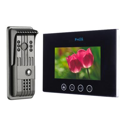 China Video Video Doorbell Monitor 7 Inch Color Intercom New Intercom With 1200TVL Outdoor IP65 1V1 Camera Door Phone Intercom for sale