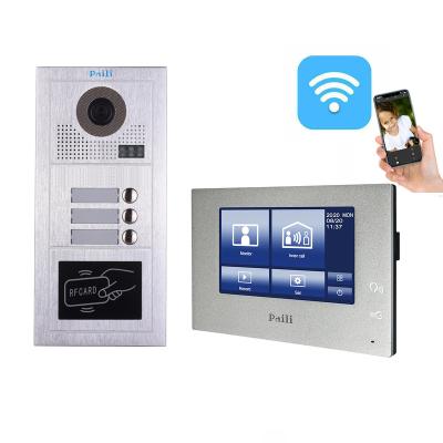 China 7 Inch TFT Waterproof Video Door Phone Intercom Waterproof / Waterproof Video Door Phone With Night Vision HD Camera for sale