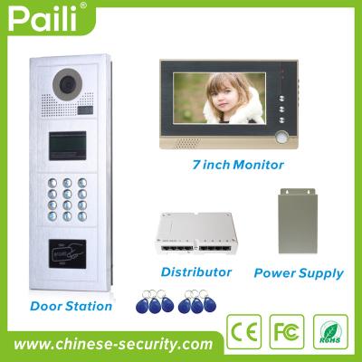 China 7 inch video door phone with door bell intercom video intercom PVA-618D-C5 for sale