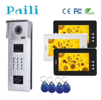 China Apartments CAT-5 Access Control System Door Phone Video Door Intercom PVA-618-C5-D for sale