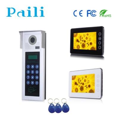 China Video Metal CAT-5 Apartments Access Control System Intercom Door Phone for sale