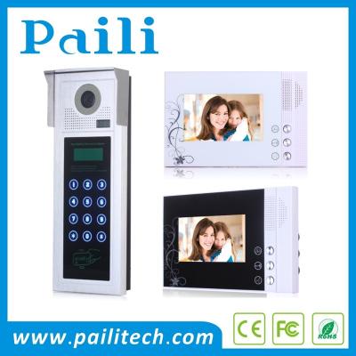 China Hands Free Maintenance 4.3 Inch Video Intercom Door Phone For Large Construction Building Security Systems for sale