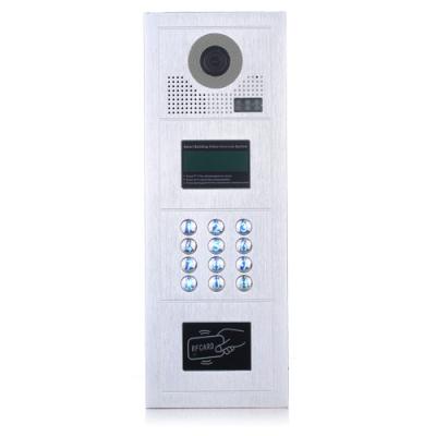 China Maintenance CAT-5 Handsfree Video Door Phone Touch Screen Electric Apartment Intercom Entry System for sale