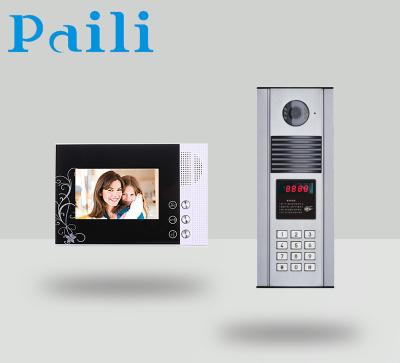 China RFID Card Unlock CAT5 Door Entry System Video Door Phone Doorbell Video Intercom for sale