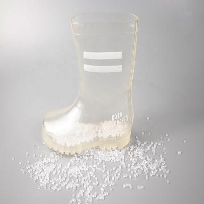 Cina hardness 55 transparent pvc granules for shoes Fragrance pvc compounds soft pvc granules for shoes soles in vendita