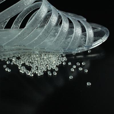 중국 foam pvc granules shoe soles PVC Transparent Granules SPVC801 판매용