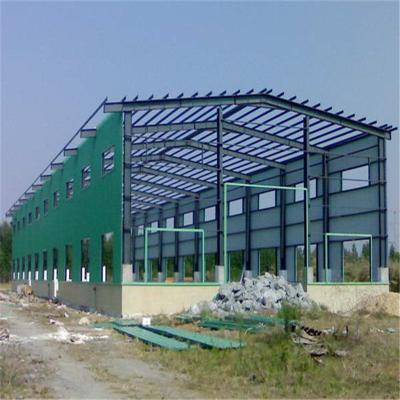 China Steel workshop low cost quickly assemble steel fram steel sheds building for warehouse / workshop / poultry shed for sale