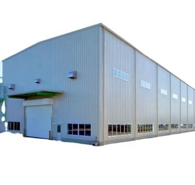 China Prefab steel workshop warehouse light steel structure cow farm building for agriculture for sale