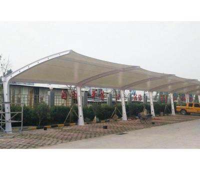 China China Manufacture Waterproof Steel Structure Car Parking Shade for sale