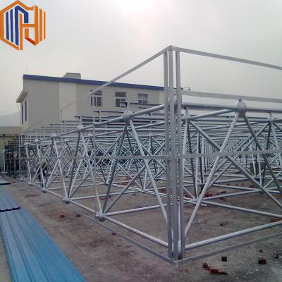 China View Room Design Light Grid Structure Bolt Ball Space Frame Steel Roofing Cover for sale