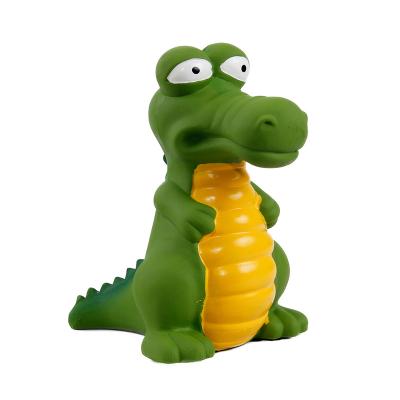 China Lead Free Crocodile Safe Sensory Dog Products Pet Dogs Latex Squeaky Toy for sale