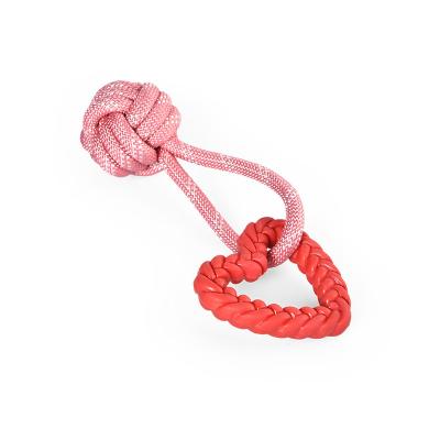 China Sustainable Dog Toys For Small Dogs With Durable Cotton Fabric Rope Puppy Chew Toys for sale