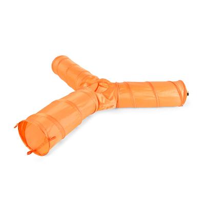 China Viable Folding Rabbit Toys Tube Rabbit Exercise Training Tunnel Toy for sale