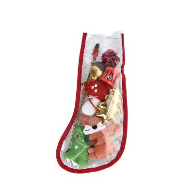 China Viable Interactive Feather Cat Toys Christmas Stocking Set by Petstar for sale