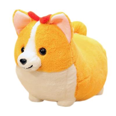 China Wholesale OEM Character Wholesale Soft Cute Stuffed Kawaii Corgi Plush Animal Toys for sale