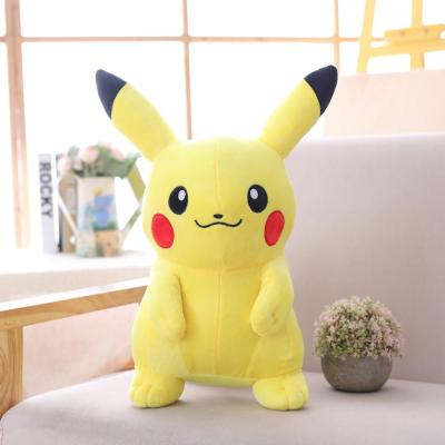 China Kawaii Pocket Monsters Handmade Soft Stuffed Pikachu Plush Toys Classic Pokemon Plush Toy for sale