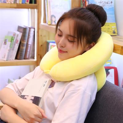 China Handmade Hot Sale Soft Emoji Pillow Plush Funny Neck Rest Sleep for sale