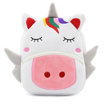 China Handmade Soft Cute Stuffed Cheap Kids Kawaii Backpack Unicorn Plush Toy Unicorn Backpack for sale