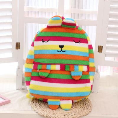 China Handmade Cute Colorful Rucksack Children School Bag Cartoon Rabbit Character Backpack Bag for sale