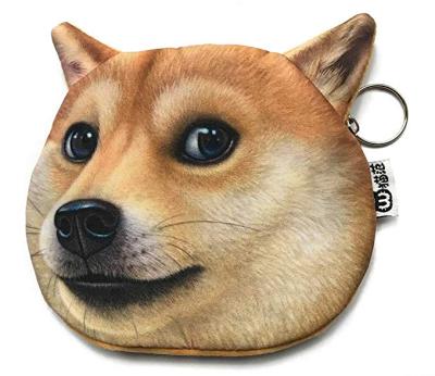 China Factory Direct Sale Handmade Doge Meme Face Coin Purse for sale