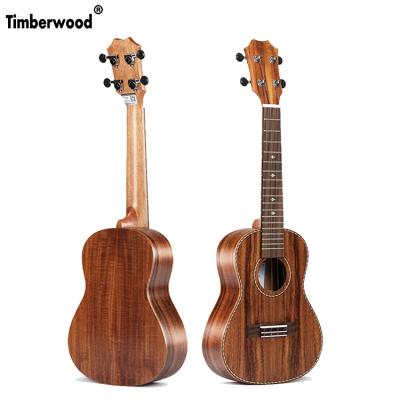 China Wholesale Koa ukulele made of all koa acacia wood ukulele ready to ship factory for sale