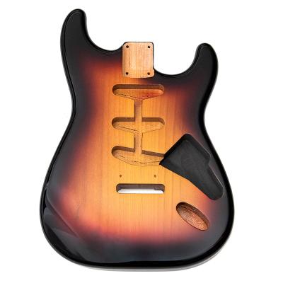 China Bass Carved Blank Electric Hollow Solid Body Alder GUITAR Unfinished Body Nitro Guitar Wholesale for sale