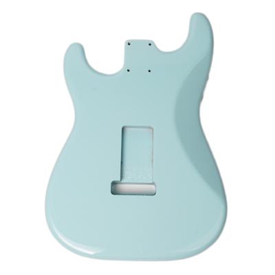 China Factory wholesale nitro Alder GUITAR factory unfinished electric cavity Blue Guitar Body solid body for sale