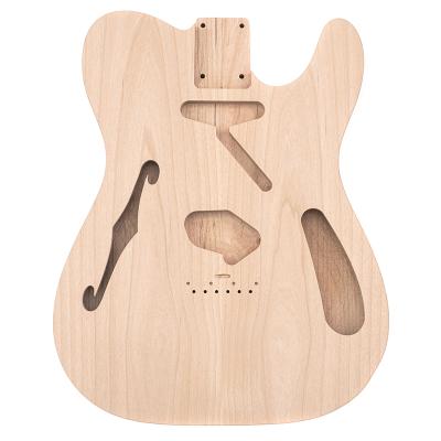 China GUITAR Electric Guitar Unfinished Body For Wholesale With Conduct Paint Processed By CNC Factory for sale