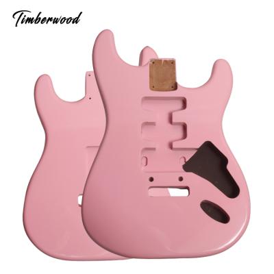 China American Start Good Quality White Color Body Electric Guitar Color GUITAR Rose Alder Body White For Aftermarket Unfinished Body for sale