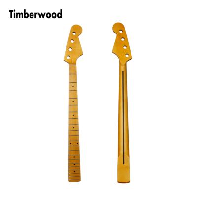 China GUITAR Electric Guitar Neck With Gold Electric Canadian Color Maple Neck Double Bass Four Fingerboard JB Matte Finish for sale