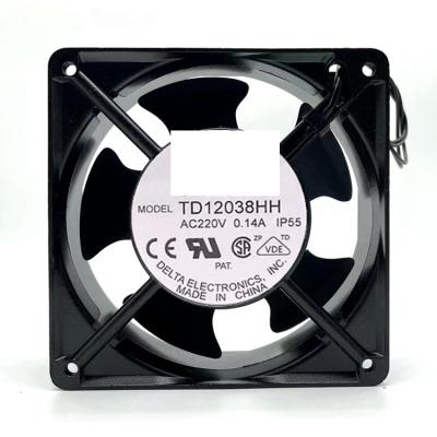 China Original machinery repair shops fan cabinet fan distribution box axial fan new td12038hh AC220V 12cm for sale