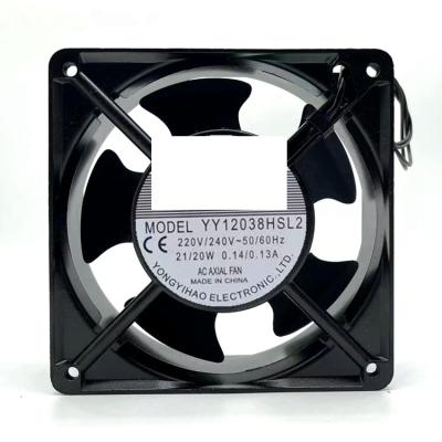 China New Cabinet 12038 Machinery Repair Shops Fan AC 220v12cm Industrial Powerful Axial Fan Fan for sale