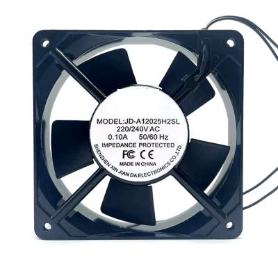 China Genuine brand new fan mute cabinet 12cm hotels 220V axial fan fan jd-a12025h2sl h2bl for sale