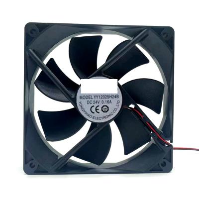 China Hotels new 12cm 12025 frequency converter 24V fan dc fan yy12025h24b fan for sale