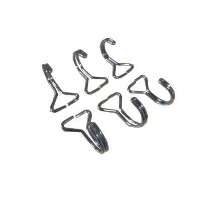 China Furniture 0.8~1.6Mm Stainless Steel Snap Hook , Wall Metal Spring Wall Hook for sale