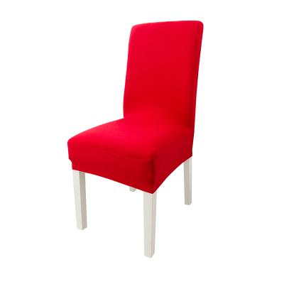 China Single Spandex Chair Cover Solid Color Stretchable Elastic Chair Cover Case For Hotel Banquet Dining Chair Cover Home Events for sale