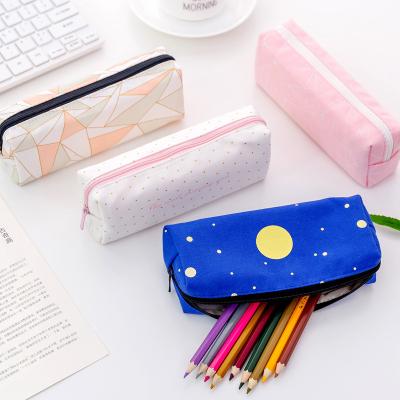 China Schools & Direct sales of small star office pen bag students stationery storage fresh creative female bag manufacturers for sale