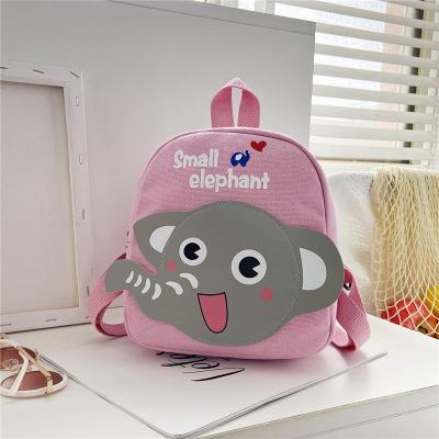 China Cute Toddler Baby Toddler Backpack Girl Boy Girl Waterproof Cartoon Canvas Rucksack for sale